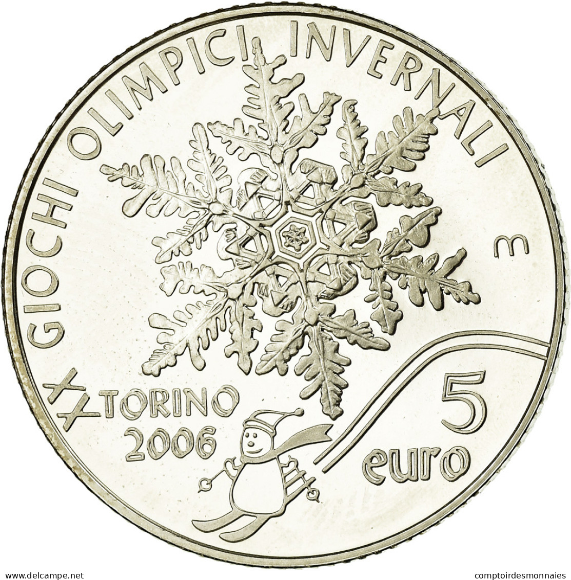 San Marino, 5 Euro, 2005, Proof, FDC, Argent, KM:511 - San Marino