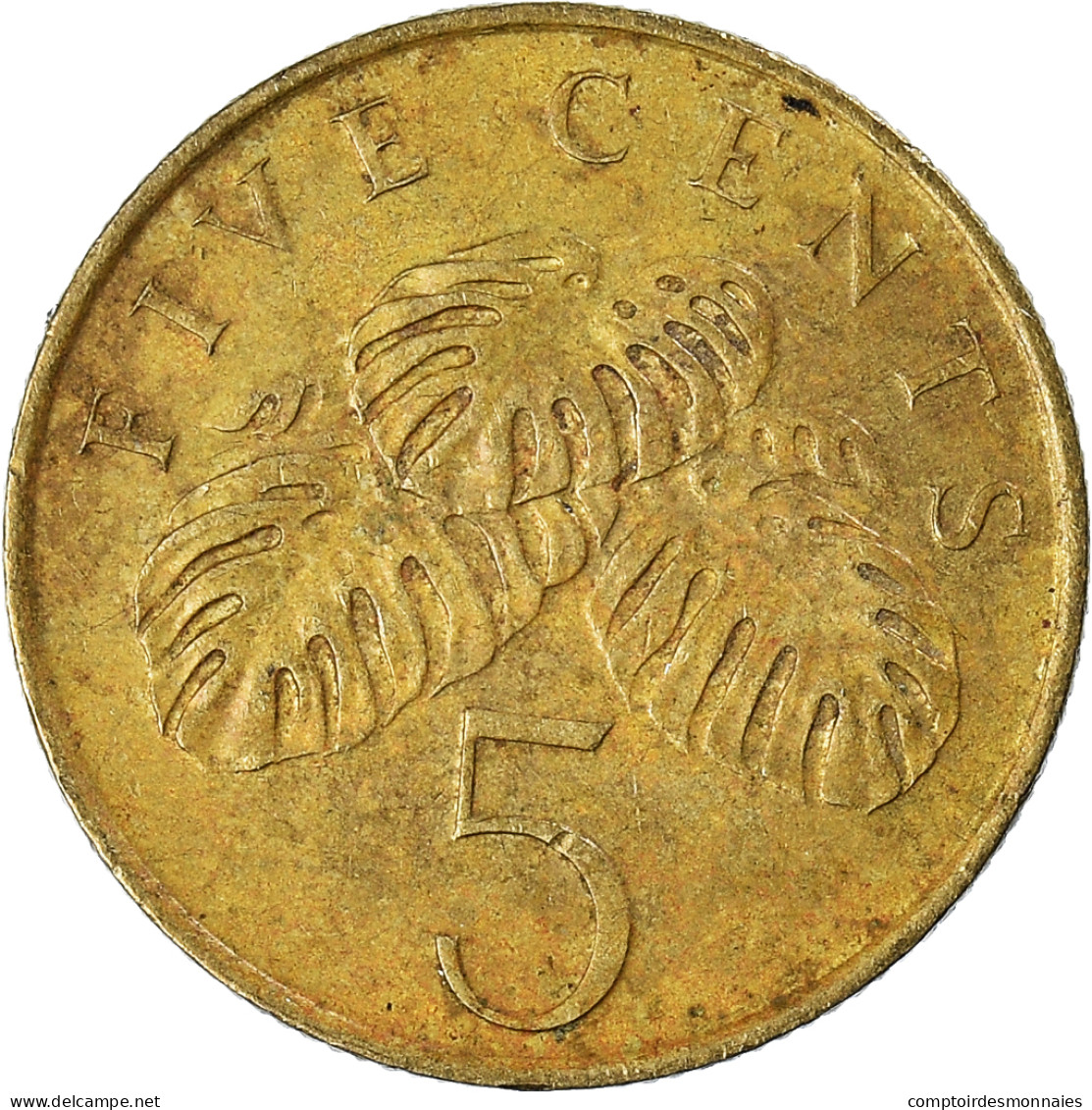 Monnaie, Singapour, 5 Cents, 1995 - Singapore