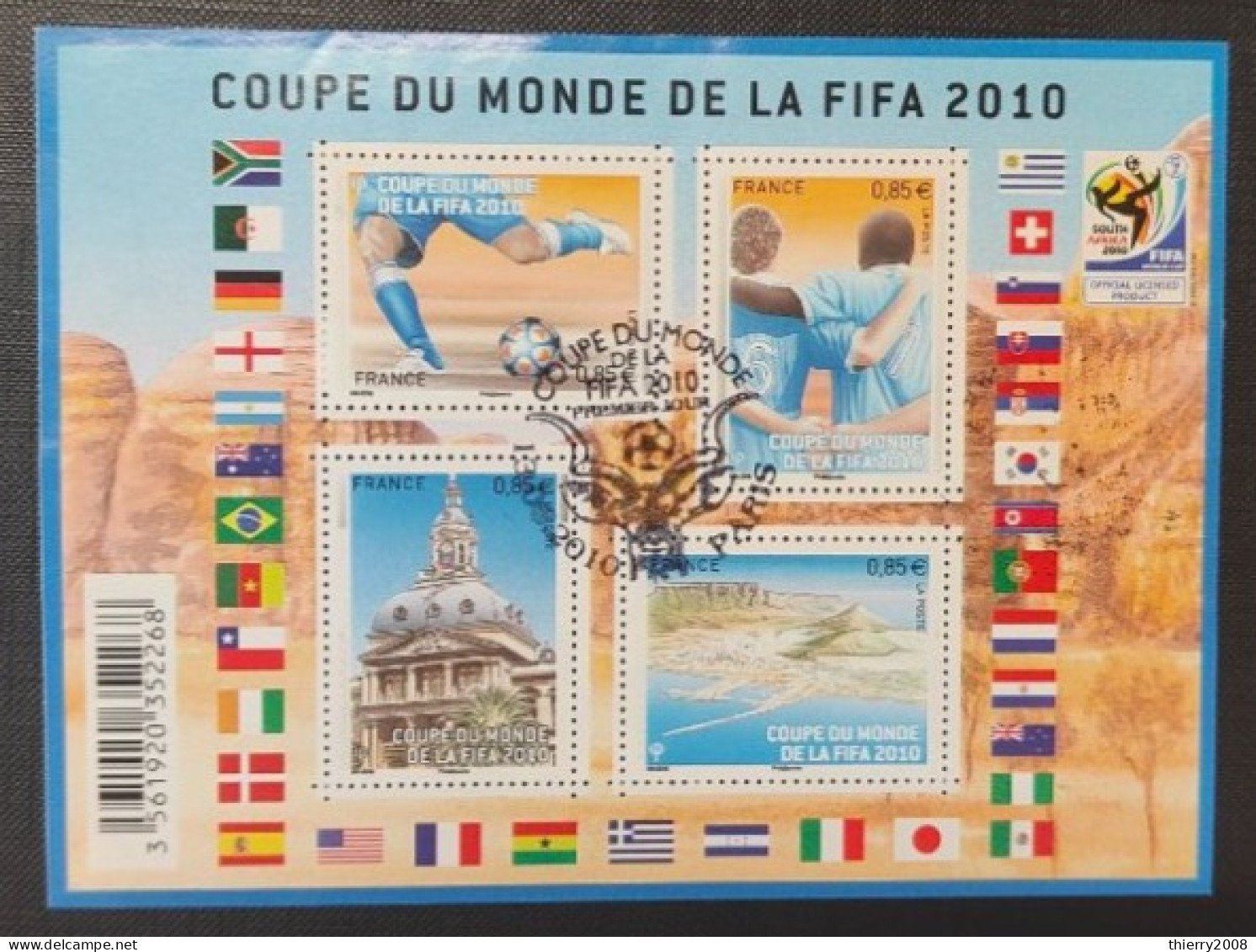 Bloc N° F4481 Avec Oblitération Cachet à Date Philatélique De 2010  TB - Oblitérés