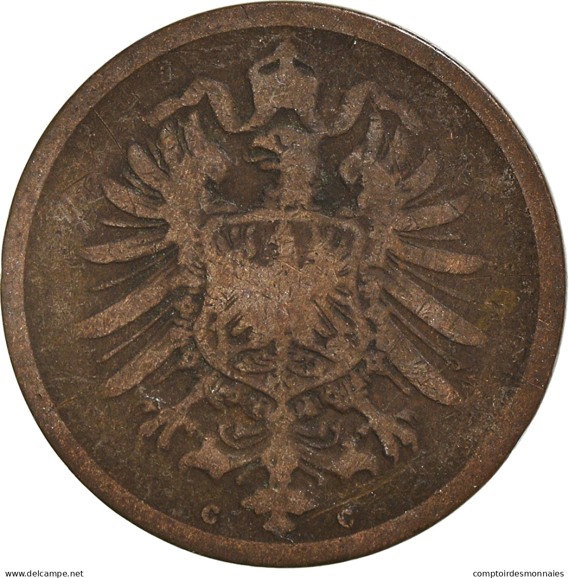 Monnaie, Empire Allemand, 2 Pfennig, 1875 - 2 Pfennig