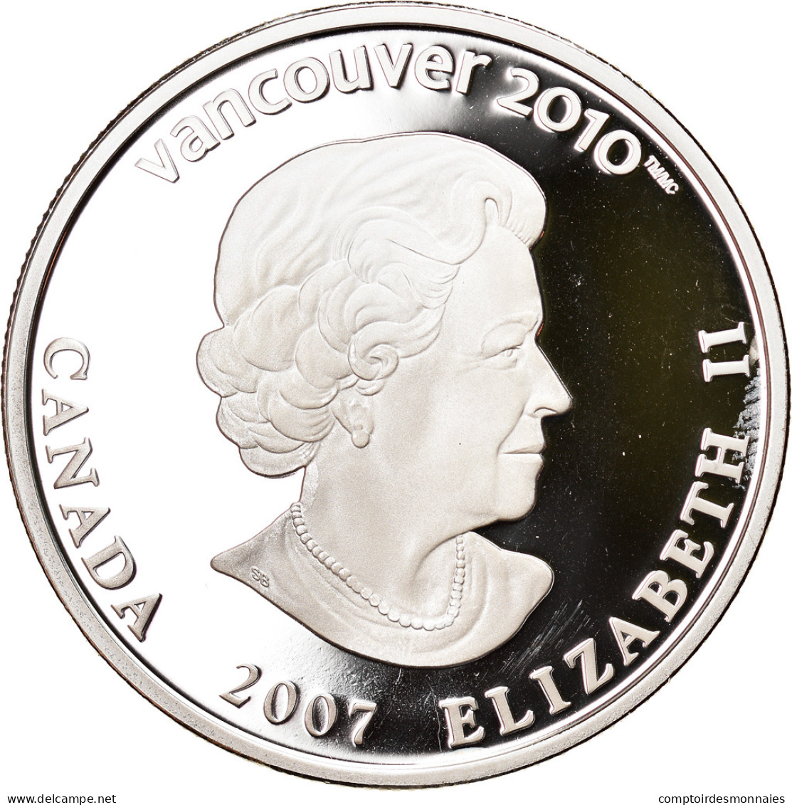 Monnaie, Canada, Elizabeth II, Ski Alpin, 25 Dollars, 2007, FDC, Argent, KM:742 - Canada