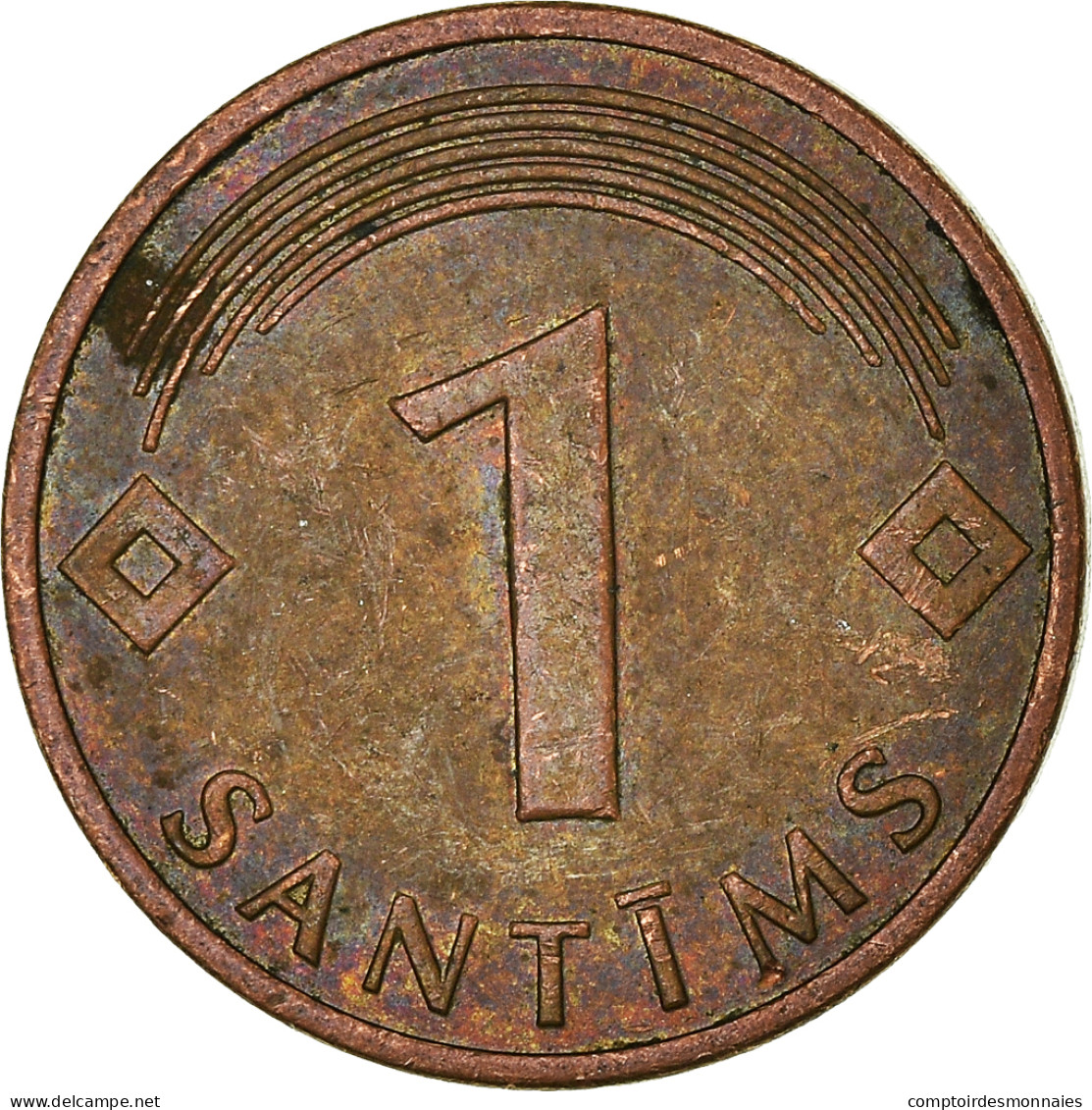 Monnaie, Lettonie, Santims, 2003 - Letonia