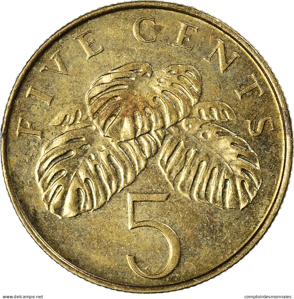 Monnaie, Singapour, 5 Cents, 1997 - Singapur