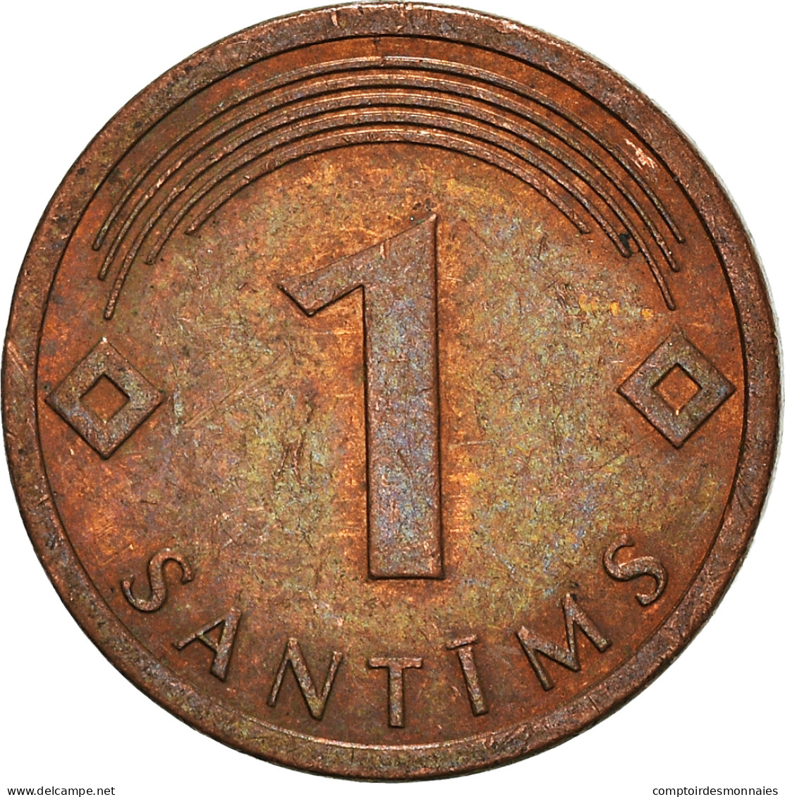 Monnaie, Lettonie, Santims, 2008 - Latvia