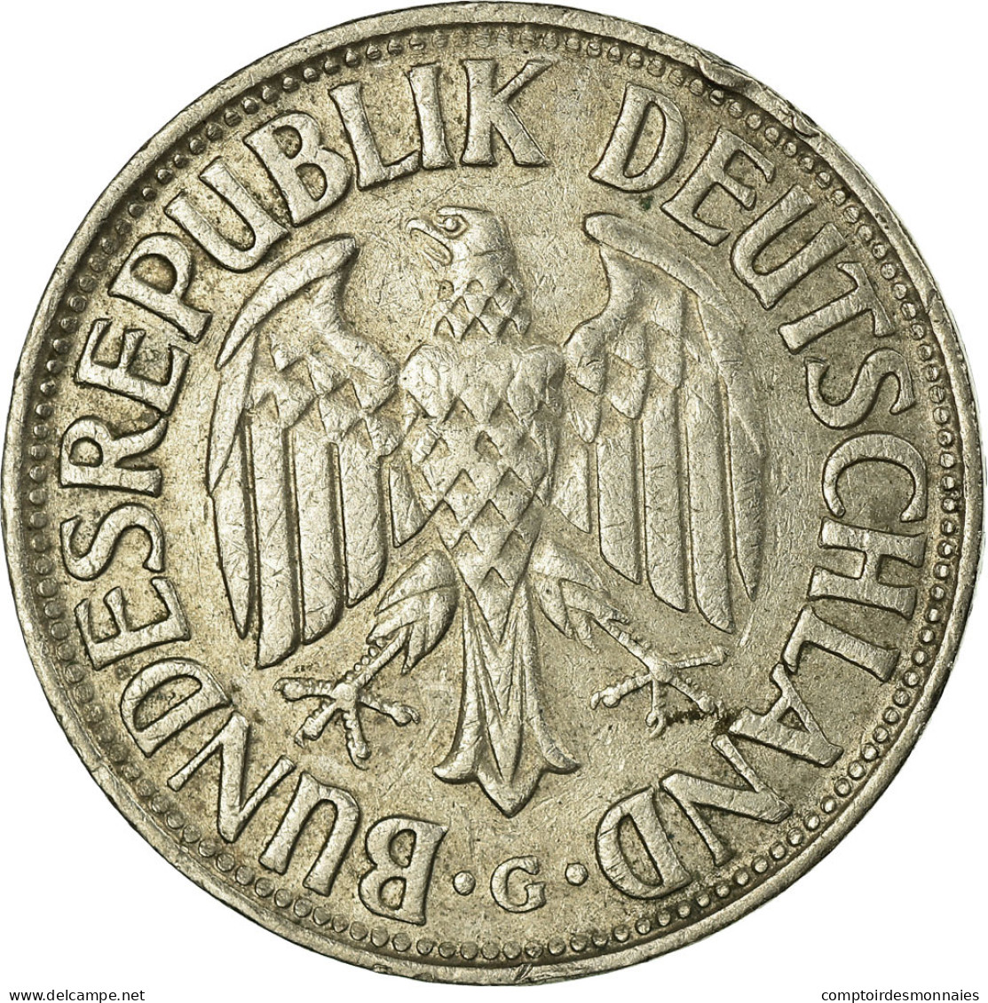 Monnaie, République Fédérale Allemande, Mark, 1963, Karlsruhe, TTB - 1 Mark