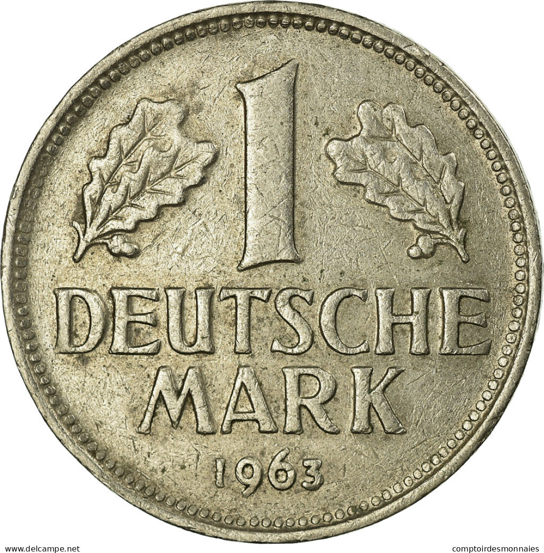 Monnaie, République Fédérale Allemande, Mark, 1963, Karlsruhe, TTB - 1 Marco