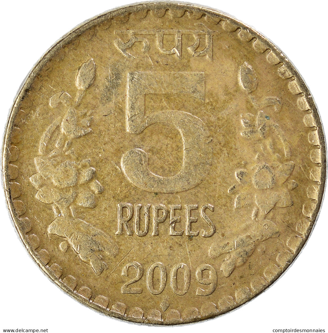 Monnaie, République D'Inde, 5 Rupees, 2009 - Inde