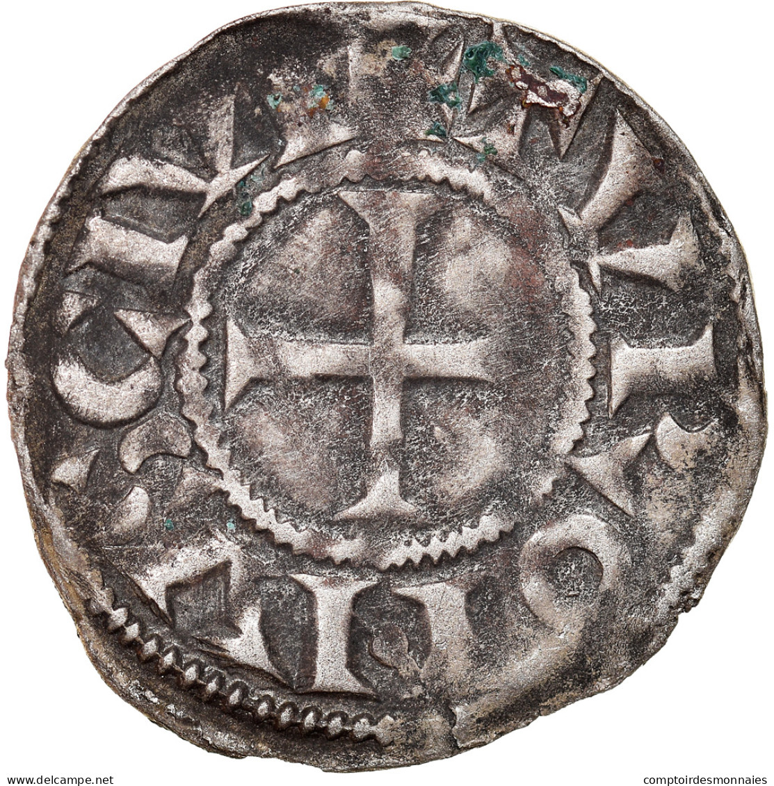 Monnaie, France, Touraine, Denier, 1150-1200, Saint-Martin De Tours, TTB - Other & Unclassified