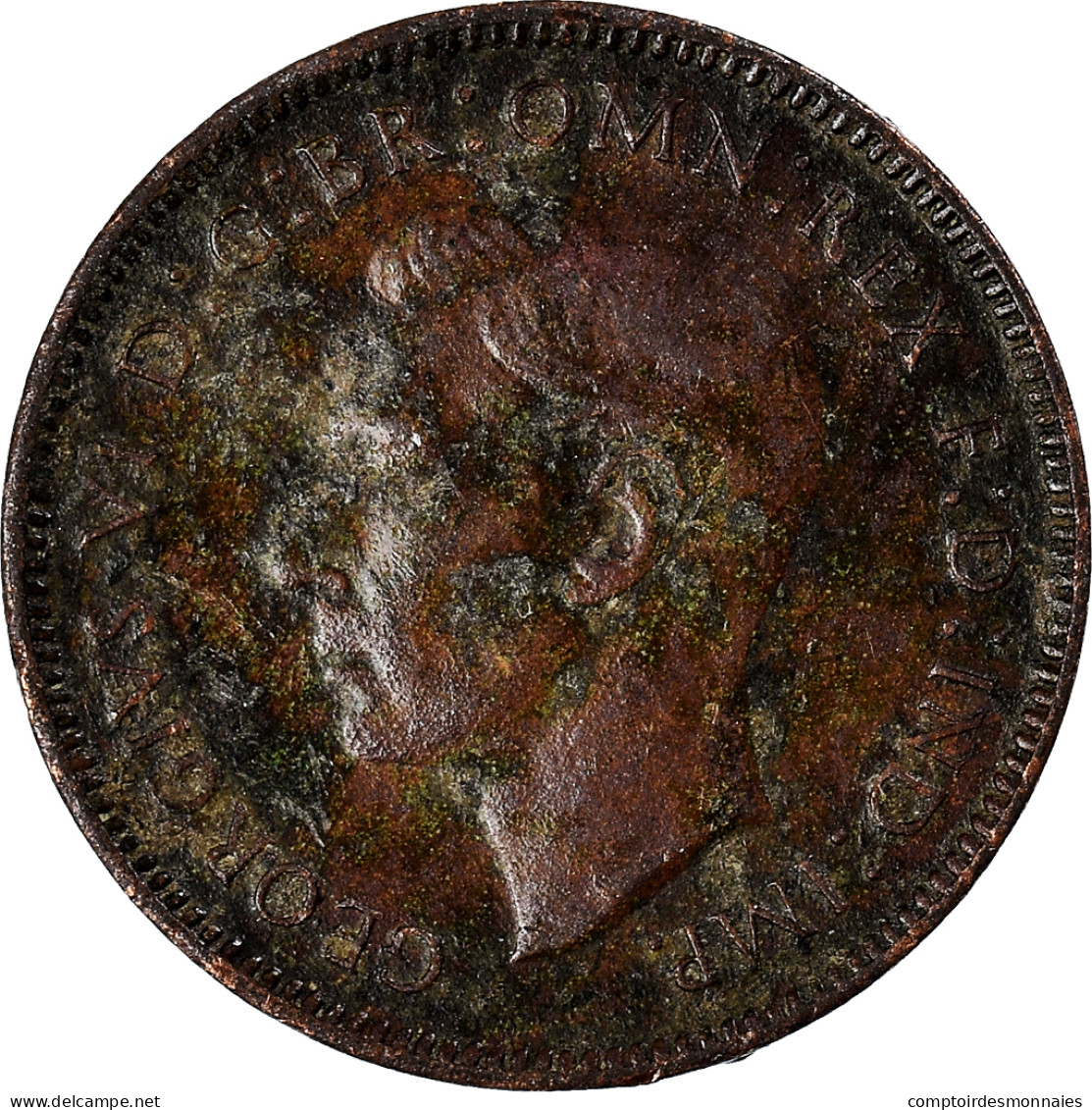 Monnaie, Grande-Bretagne, Farthing, 1943 - B. 1 Farthing