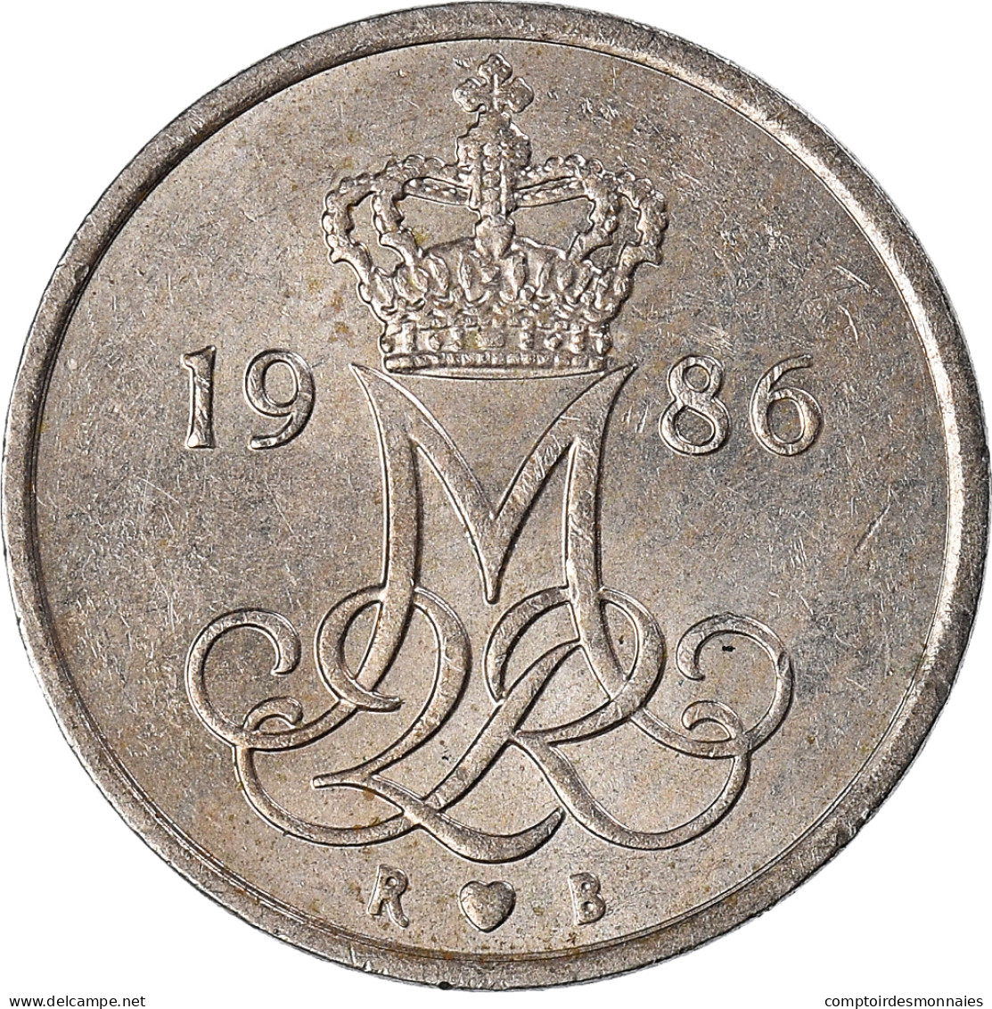 Monnaie, Danemark, 10 Öre, 1986 - Dänemark