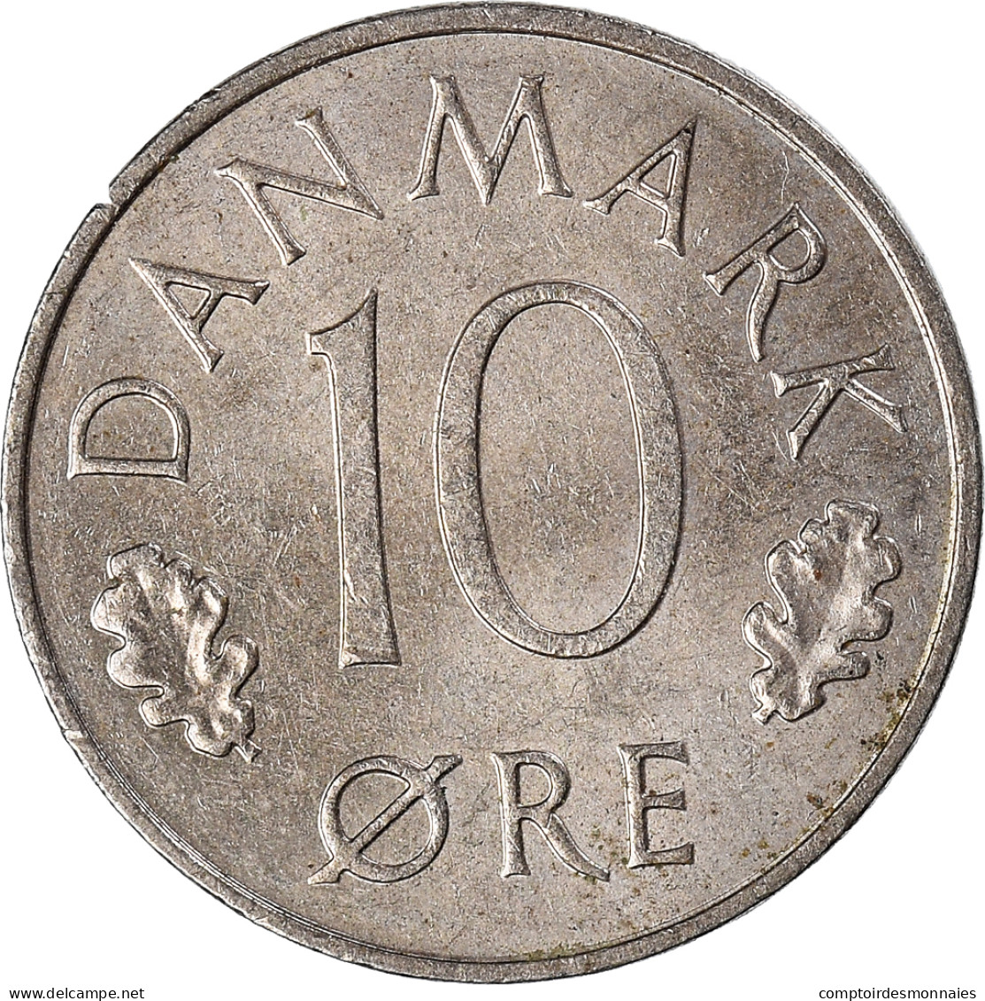 Monnaie, Danemark, 10 Öre, 1986 - Denmark