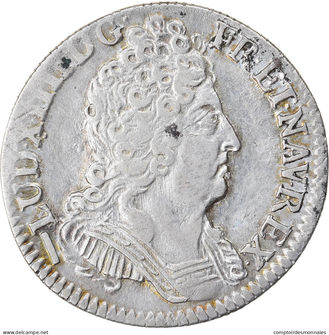 Monnaie, France, Louis XIV, 1/10 Écu Aux 3 Couronnes, 1/10 Ecu, 1715, Lille - 1643-1715 Louis XIV The Great