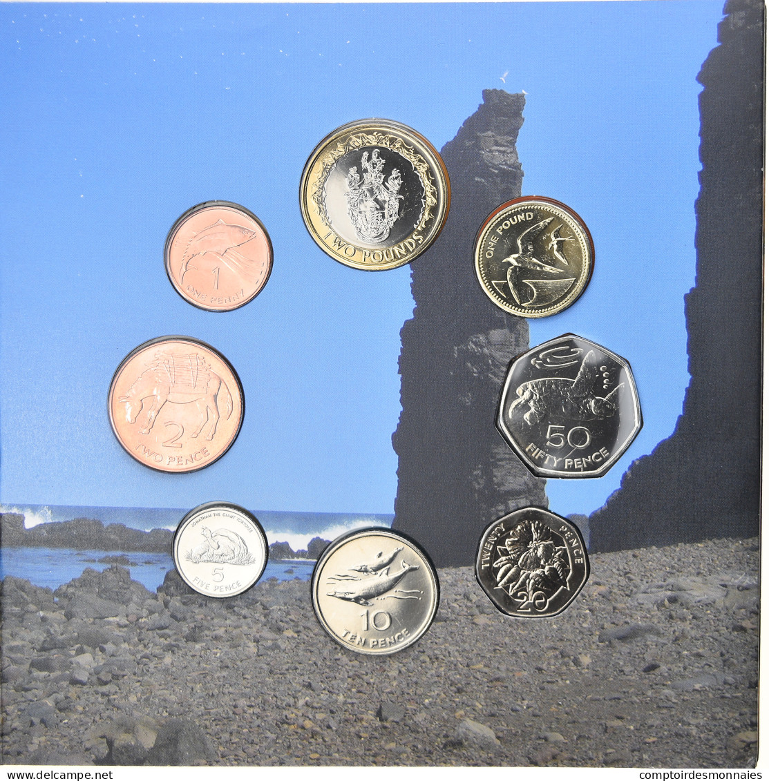Monnaie, SAINT HELENA & ASCENSION, Coffret, 2003, FDC - Sainte-Hélène