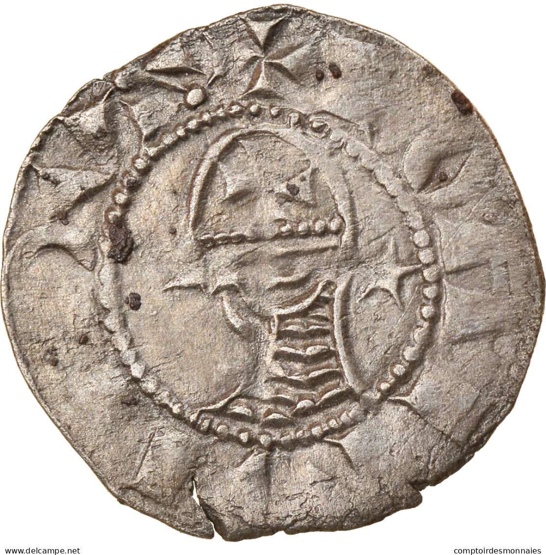 Monnaie, Turquie, Crusader States, Bohémond III, Denier, 1149-1163, Antioche - Turkey