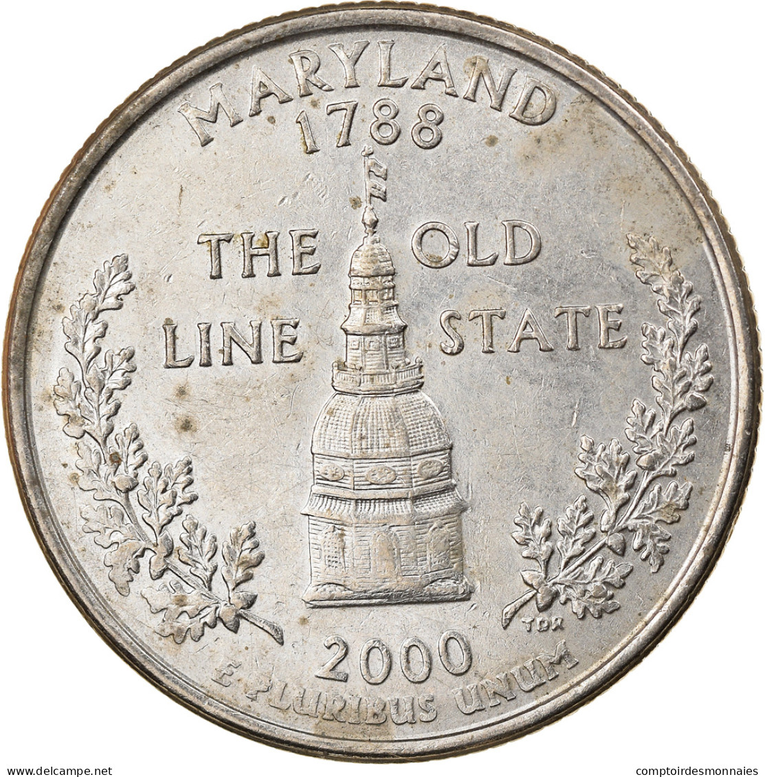 Monnaie, États-Unis, Quarter, 2000, U.S. Mint, Denver, TTB, Copper-Nickel Clad - Koloniaal