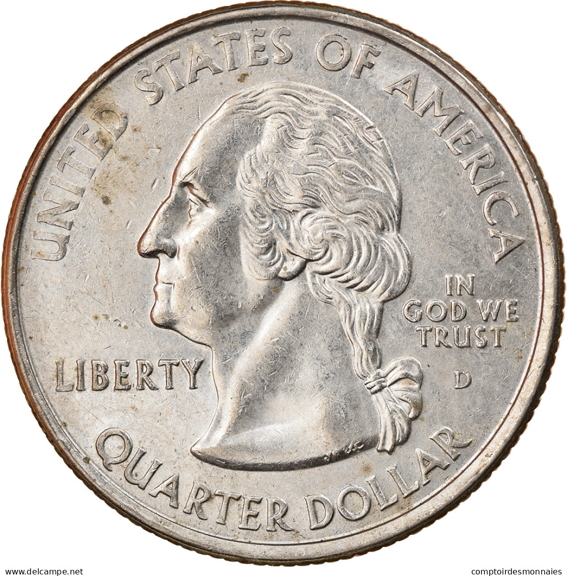 Monnaie, États-Unis, Quarter, 2000, U.S. Mint, Denver, TTB, Copper-Nickel Clad - Koloniaal