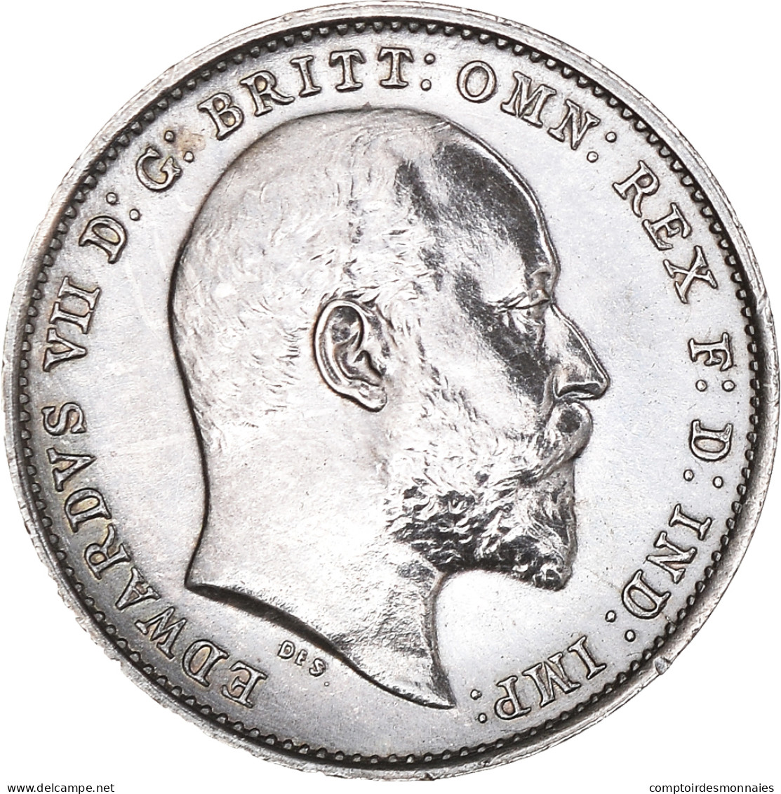 Monnaie, Grande-Bretagne, Edward VII, 3 Pence, 1903, SPL, Argent, KM:797.1 - F. 3 Pence