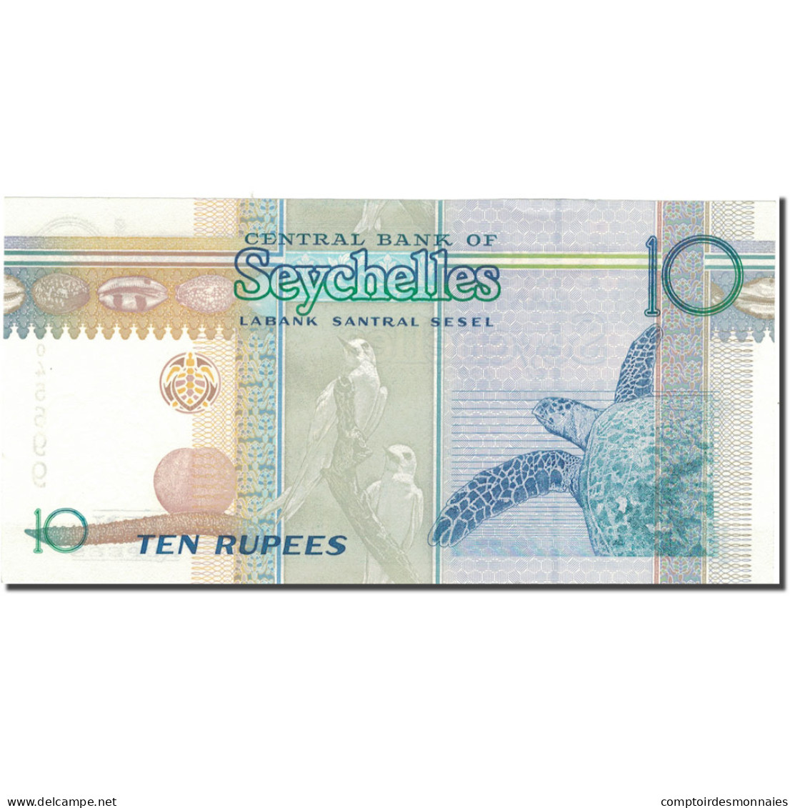Billet, Seychelles, 10 Rupees, 2013, 2013, KM:46, NEUF - Seychellen