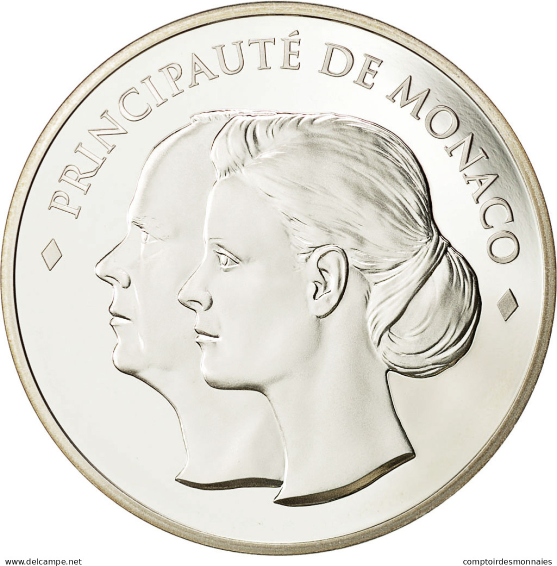 Monaco, 10 Euro, Mariage Princier, 2011, FDC, Argent - Monaco