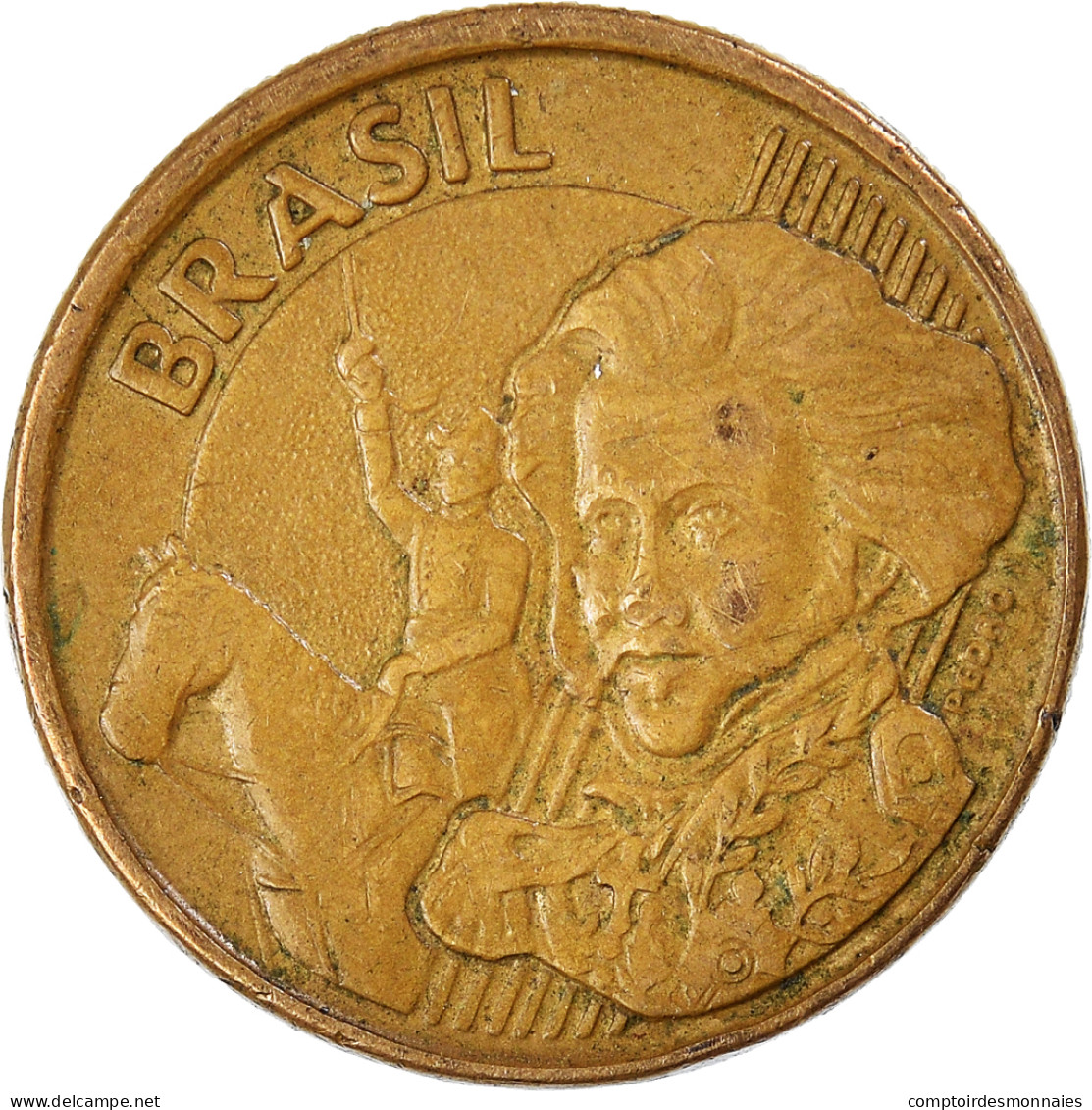 Monnaie, Brésil, 10 Centavos, 2003 - Brazilië