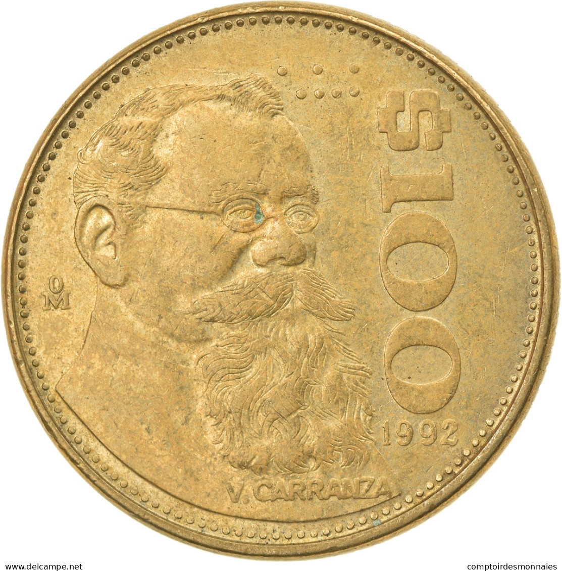 Monnaie, Mexique, 100 Pesos, 1992, Mexico City, TTB, Aluminum-Bronze, KM:493 - Mexiko