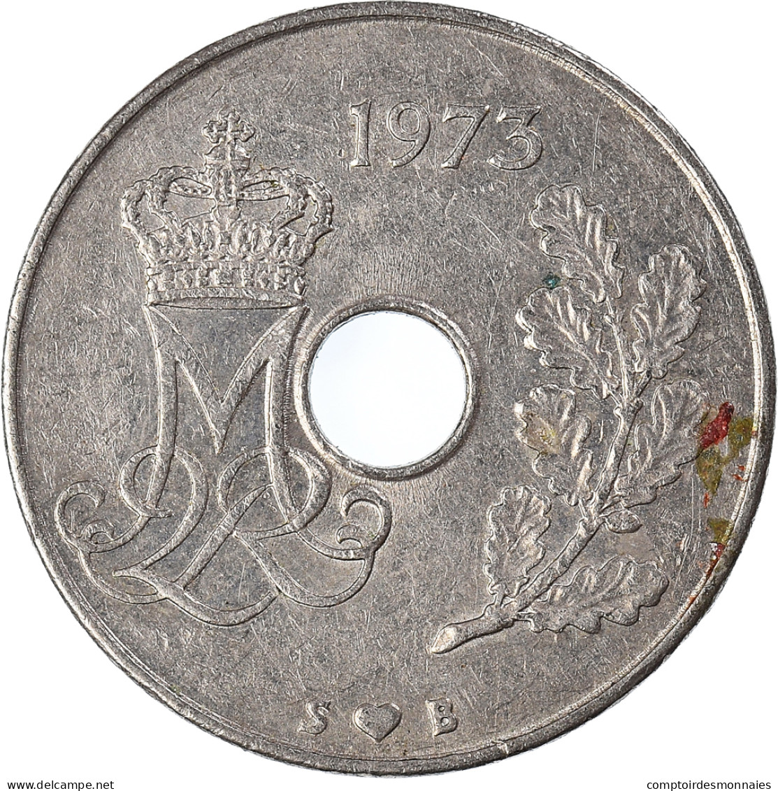 Monnaie, Danemark, 25 Öre, 1973 - Denemarken