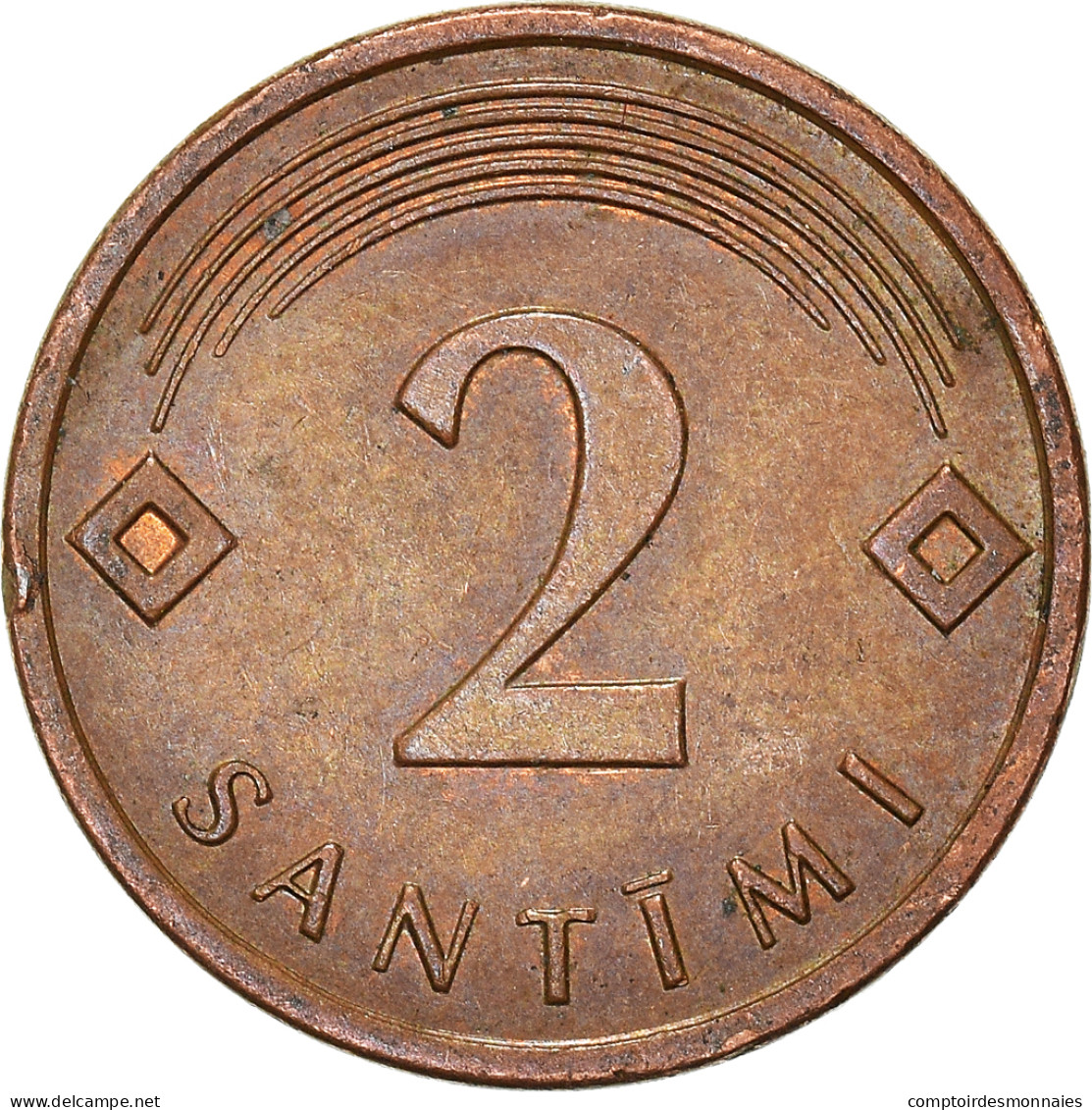 Monnaie, Lettonie, 2 Santimi, 2009 - Lettonie