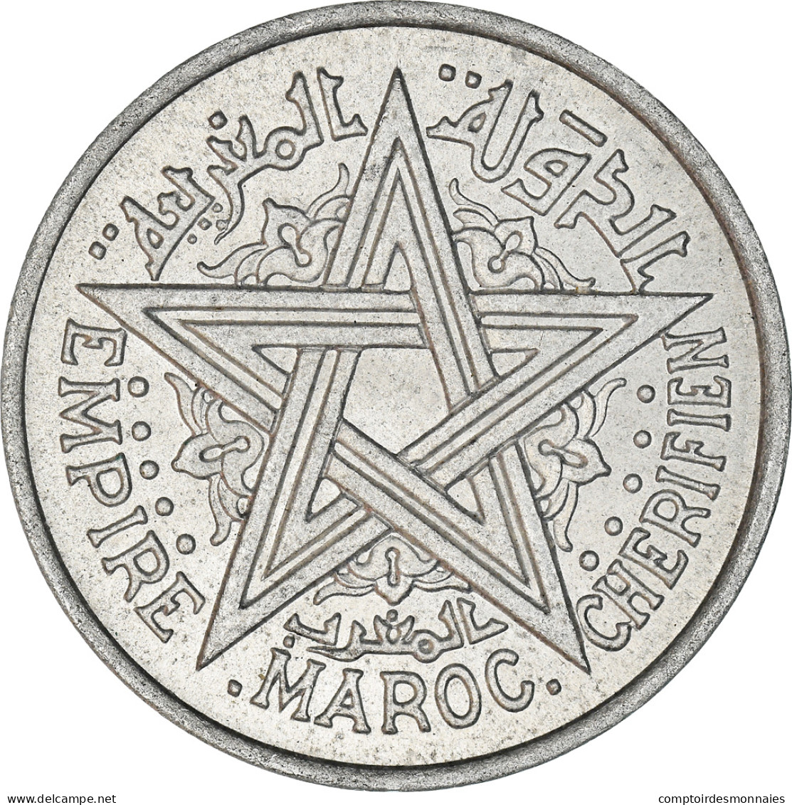 Monnaie, Maroc, Mohammed V, Franc, AH 1370/1951, Paris, SUP+, Aluminium, KM:46 - Maroc