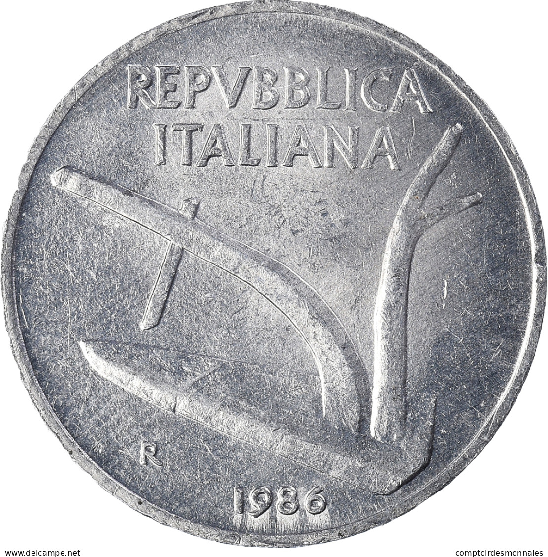 Monnaie, Italie, 10 Lire, 1986 - 10 Lire