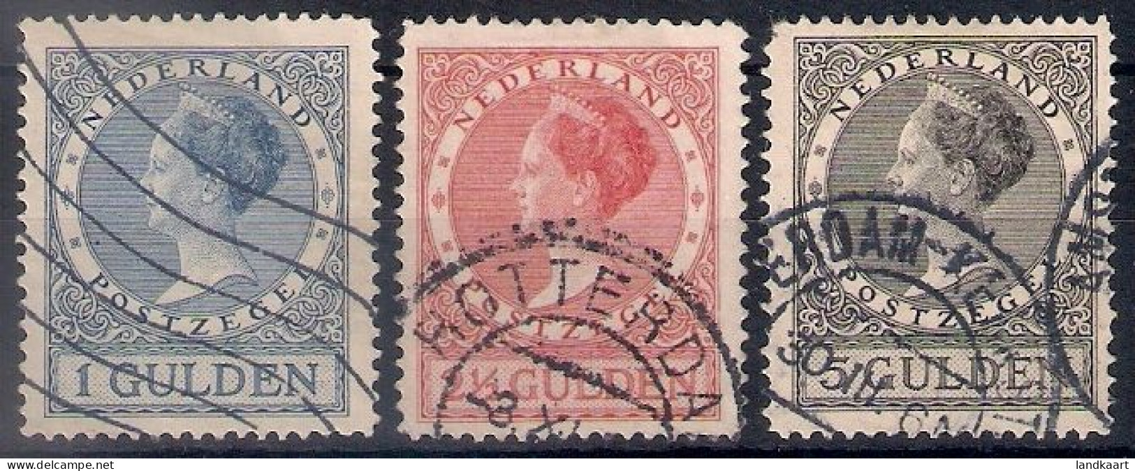 Netherlands 1926, NVPH Nr 163-65, Used - Gebruikt