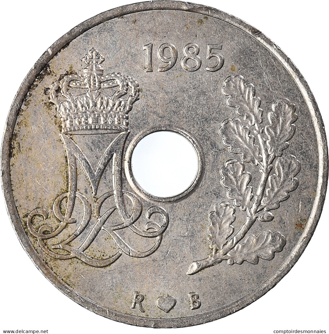 Monnaie, Danemark, 25 Öre, 1985 - Danemark