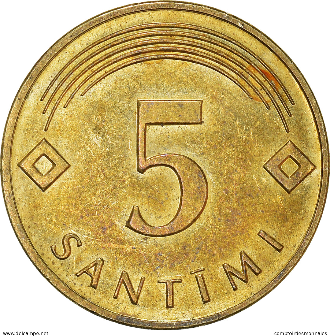 Monnaie, Lettonie, 5 Santimi, 2009 - Lettonie