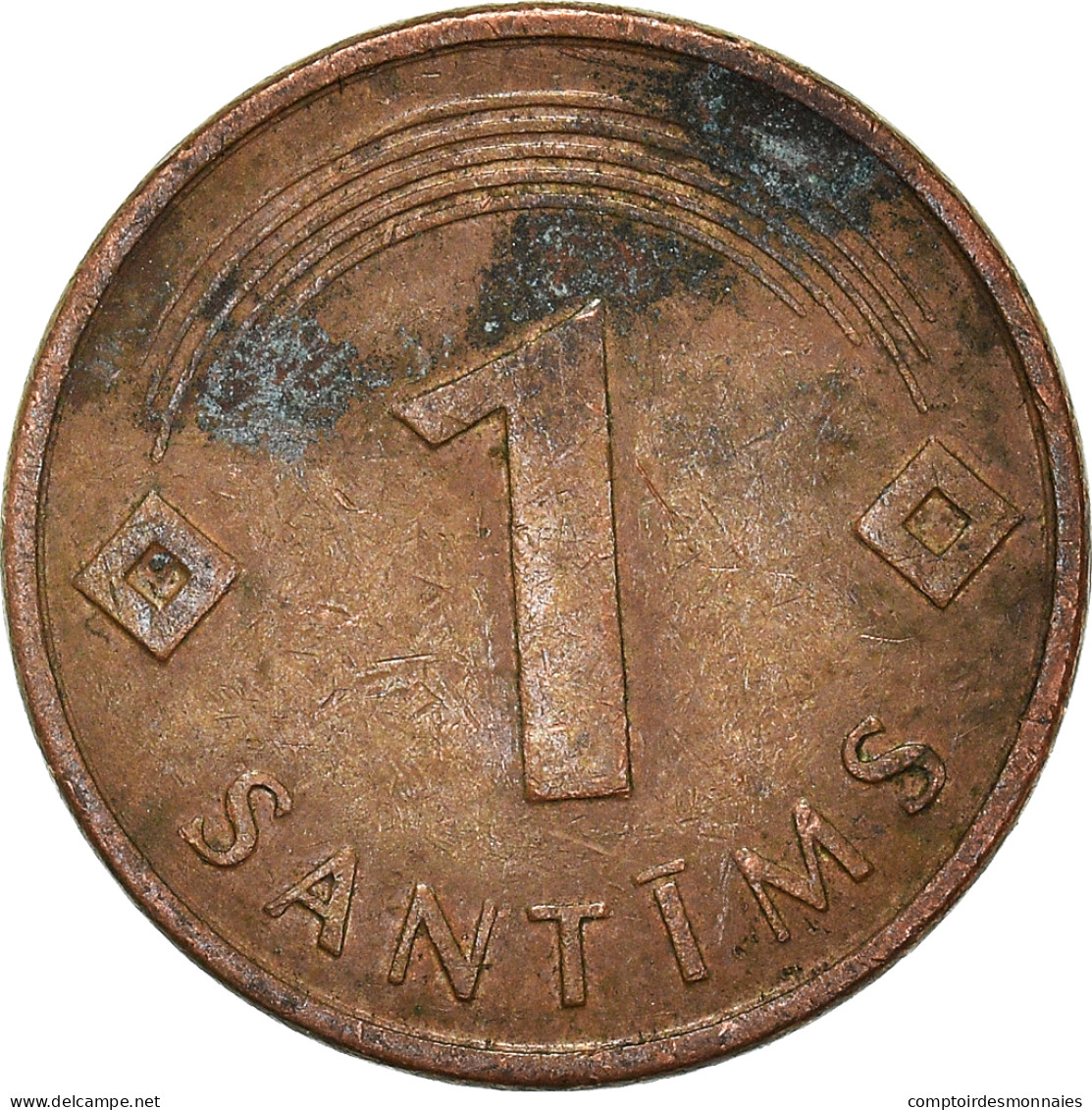 Monnaie, Lettonie, Santims, 1997 - Letonia