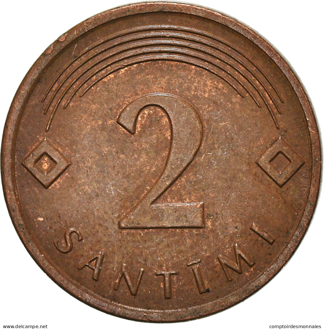 Monnaie, Lettonie, 2 Santimi, 2009 - Letonia