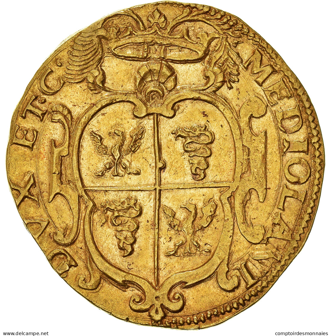 Monnaie, États Italiens, Filippo III, Quadruple, 1598-1621, Milan, Très Rare - Lombardie-Vénétie