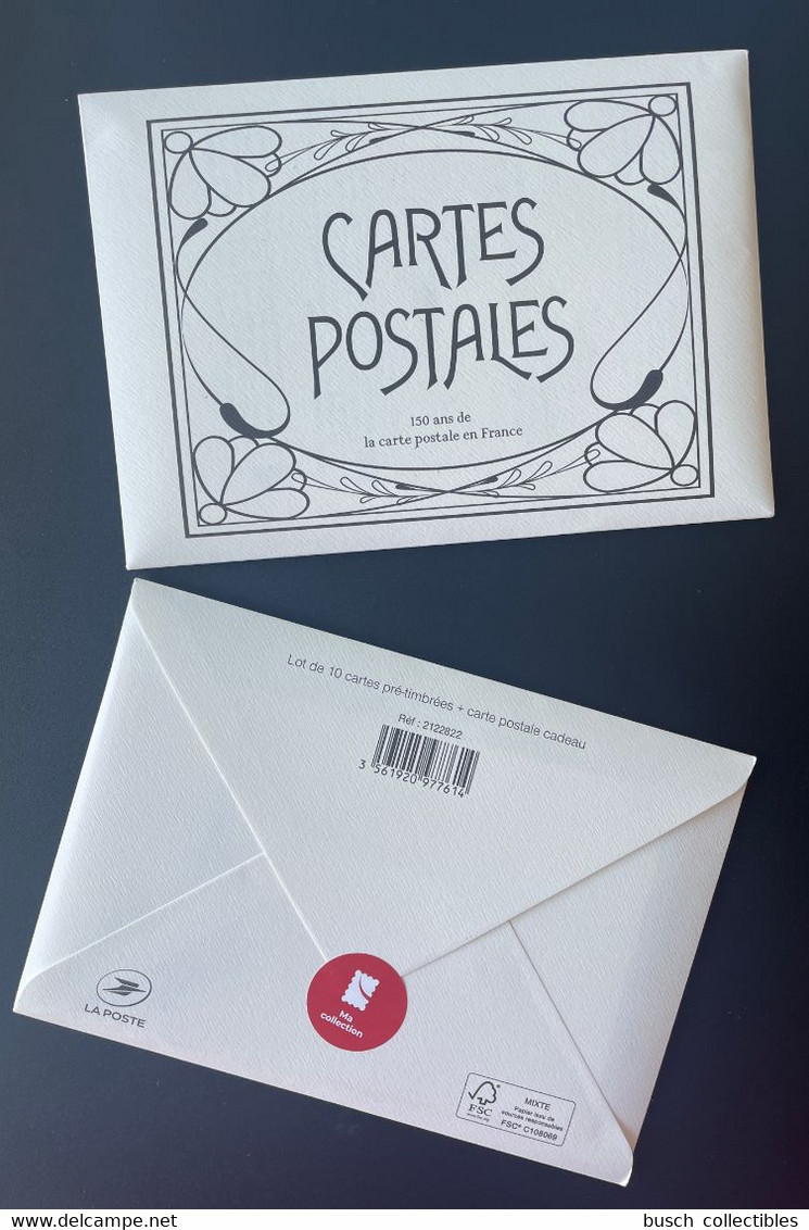 France 2022 Stationery Entier Ganzsache Salon Paris Philex 2022 150 Ans De La Carte Postale 10 Cartes / Karten / Cards - Listos A Ser Enviados: TSC Y Transplantados Semioficiales