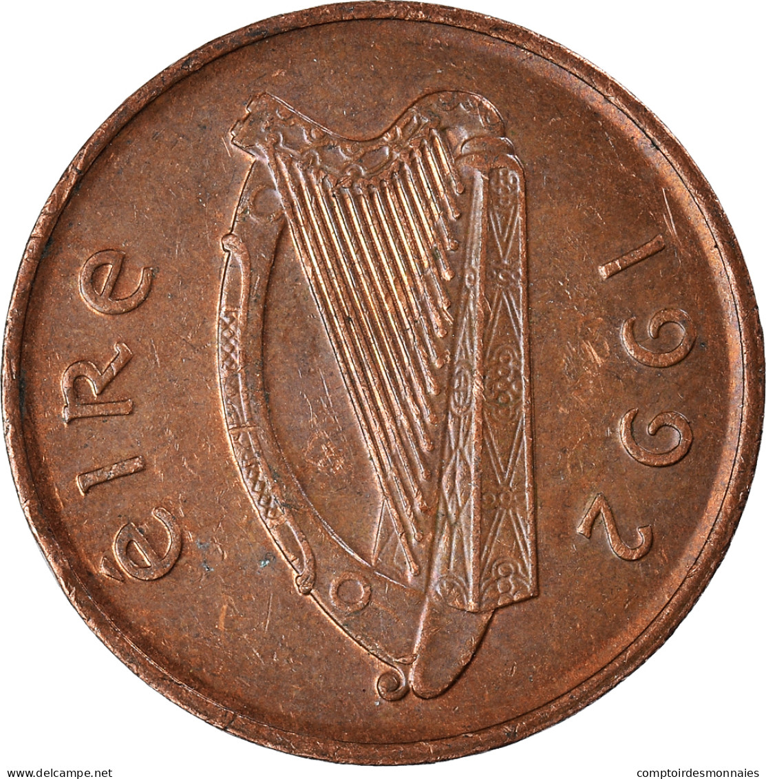 Monnaie, République D'Irlande, 2 Pence, 1992 - Irland