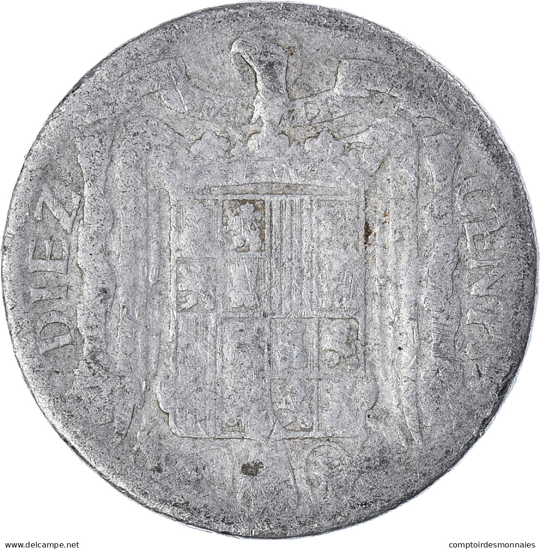Monnaie, Espagne, 10 Centimos, 1941 - 10 Centesimi