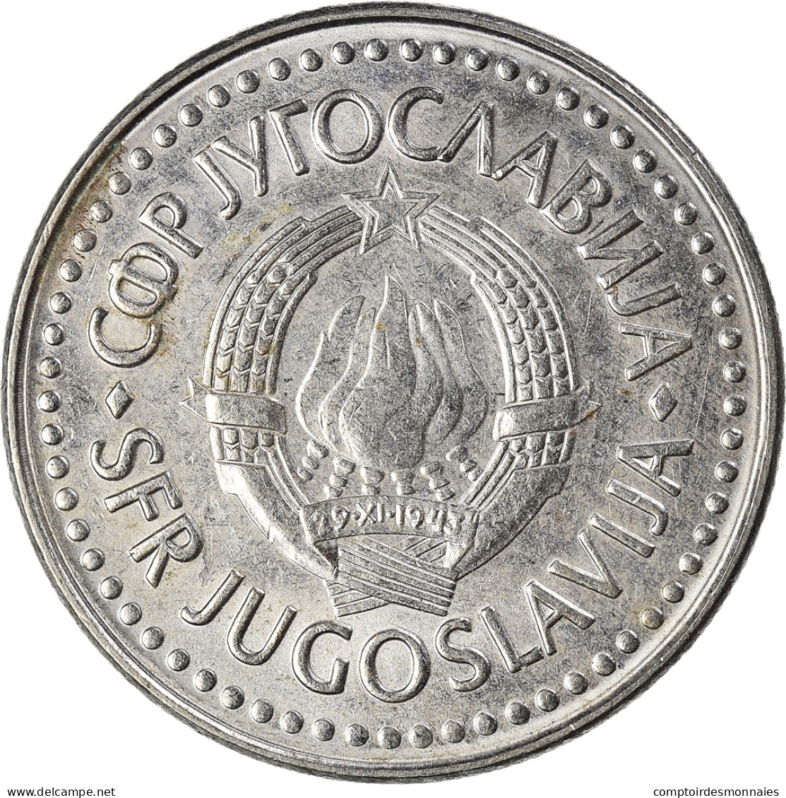 Monnaie, Yougoslavie, 100 Dinara, 1988 - Jugoslawien