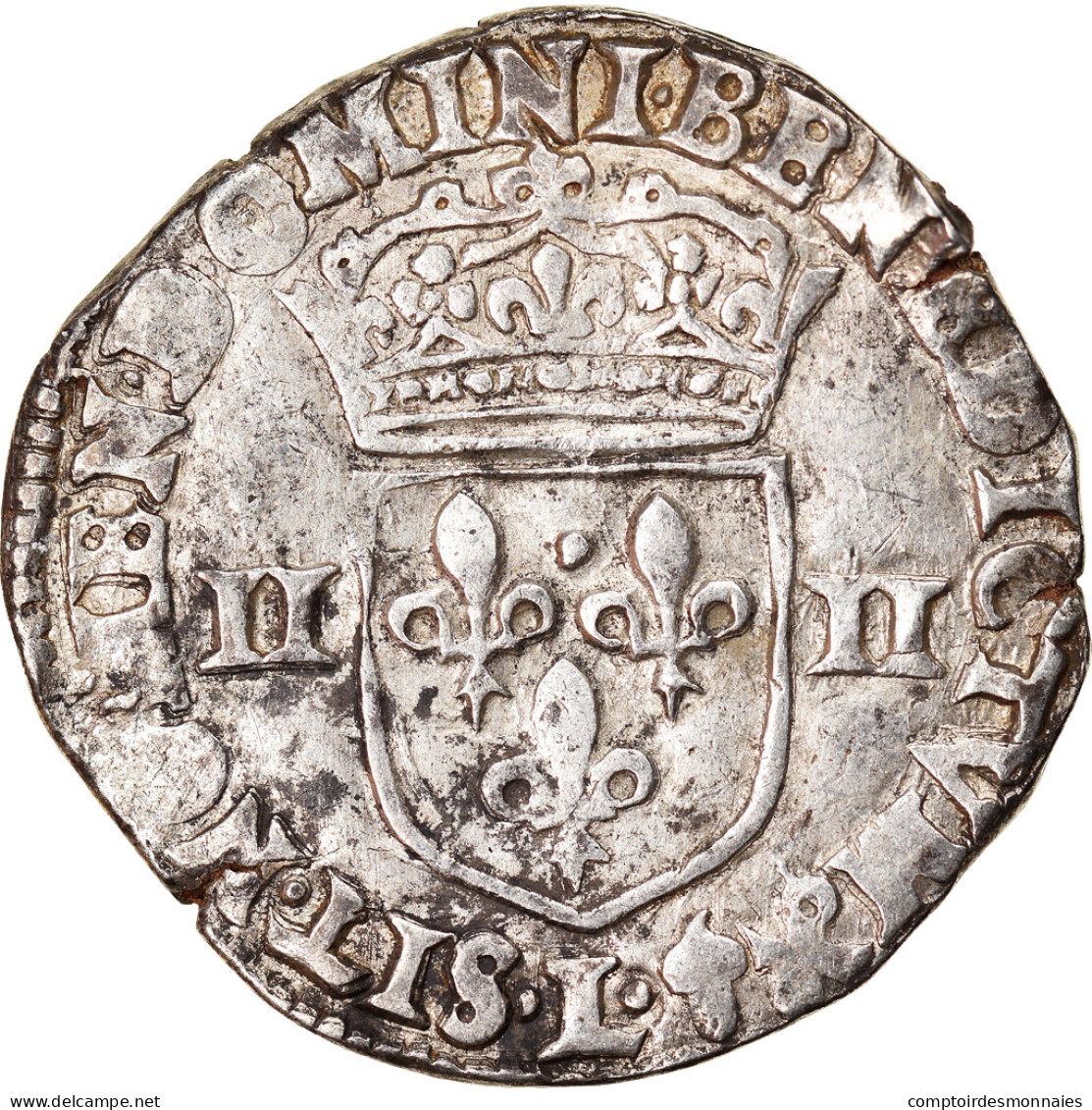 Monnaie, France, Henri IV, 1/4 Ecu, 1603, Bayonne, TB+, Argent, Duplessy:1224 - 1589-1610 Henry IV The Great