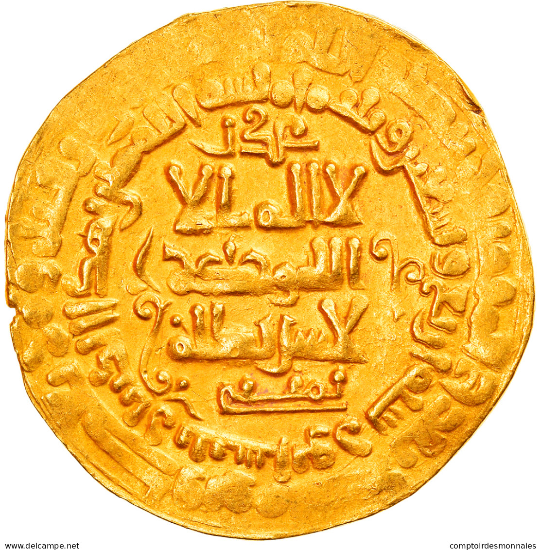 Ghaznavids, Mahmud, Dinar, AH 394 (1004/05), Nishapur, Or, TTB - Islamiques