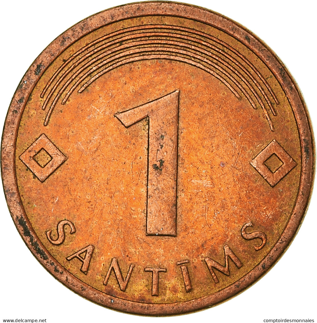 Monnaie, Lettonie, Santims, 2008 - Letland