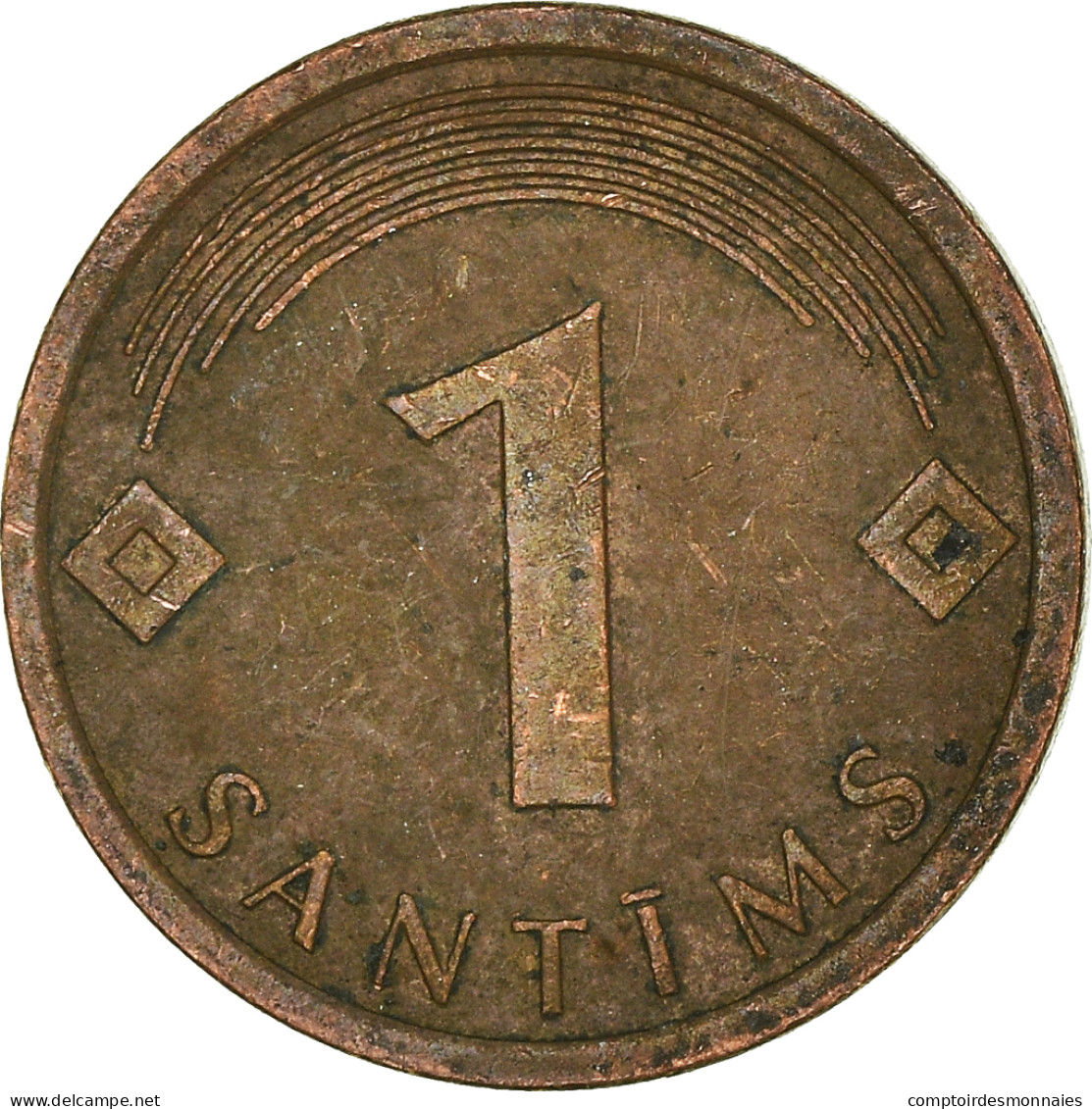 Monnaie, Lettonie, Santims, 2008 - Lettonie