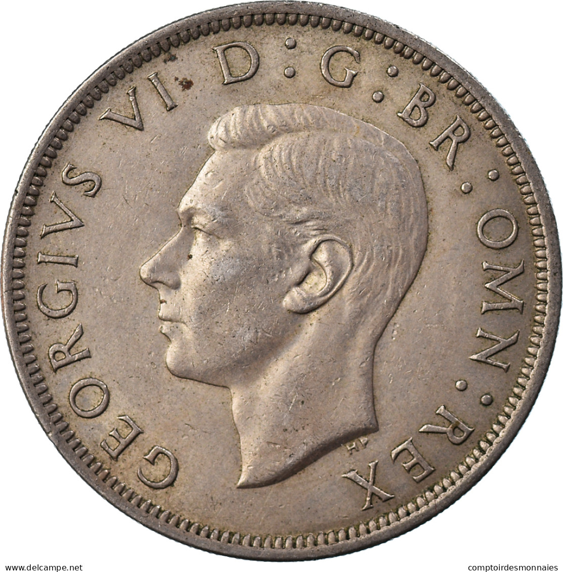 Monnaie, Grande-Bretagne, 1/2 Crown, 1950 - K. 1/2 Crown