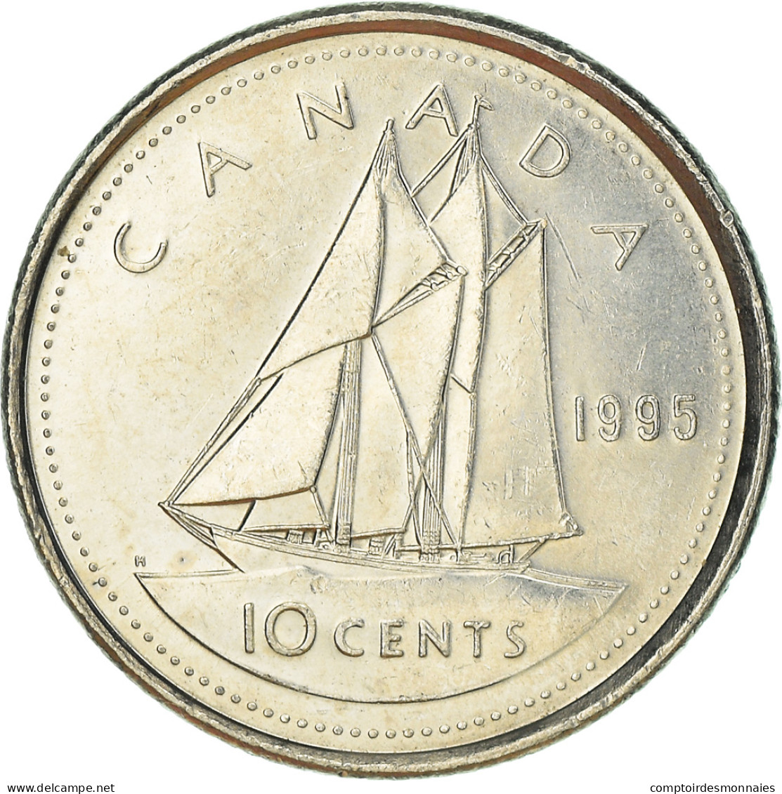 Monnaie, Canada, 10 Cents, 1995 - Canada