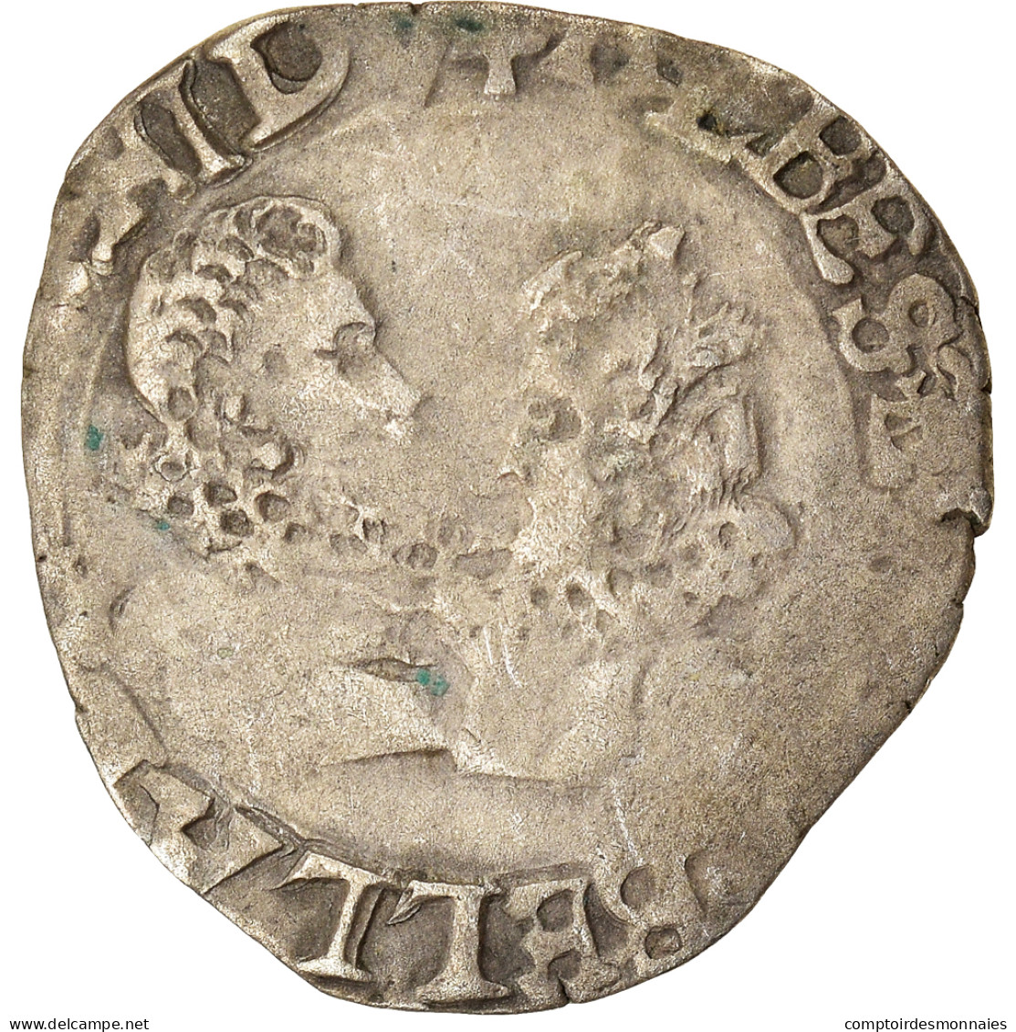 Monnaie, Espagne, Franche-Comté, Albert & Isabelle, Carolus, 1618, Dole - Autres & Non Classés