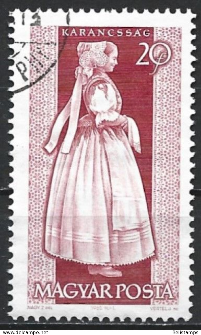 Hungary 1963. Scott #1539 (U) Provincial Costume, Karancssag Woman - Used Stamps