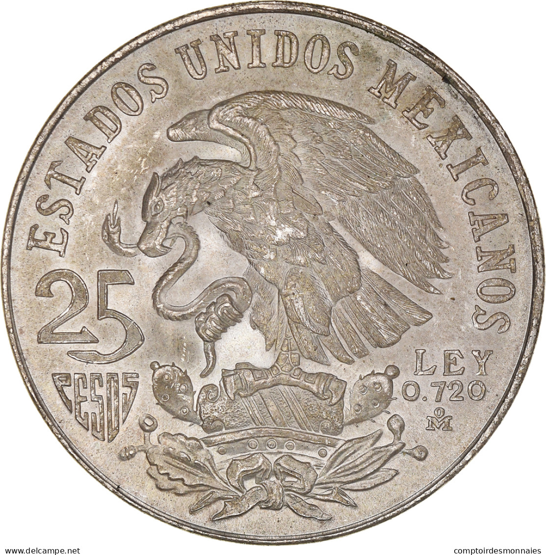 Monnaie, Mexique, 25 Pesos, 1968, Mexico, SPL, Argent, KM:479.1 - México