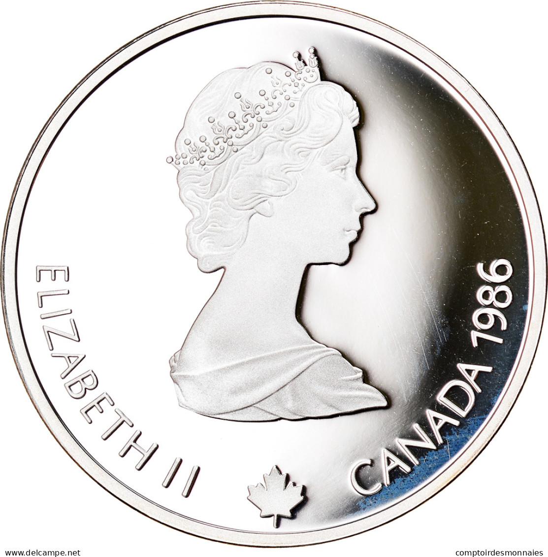 Monnaie, Canada, Elizabeth II, Albertville - Ski De Fond, 20 Dollars, 1986 - Canada