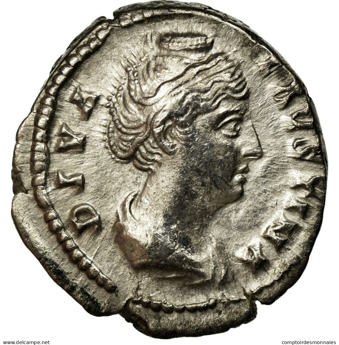 Faustine I, Denier, 141, Rome, Argent, TTB+, RIC:360a - La Dinastia Antonina (96 / 192)